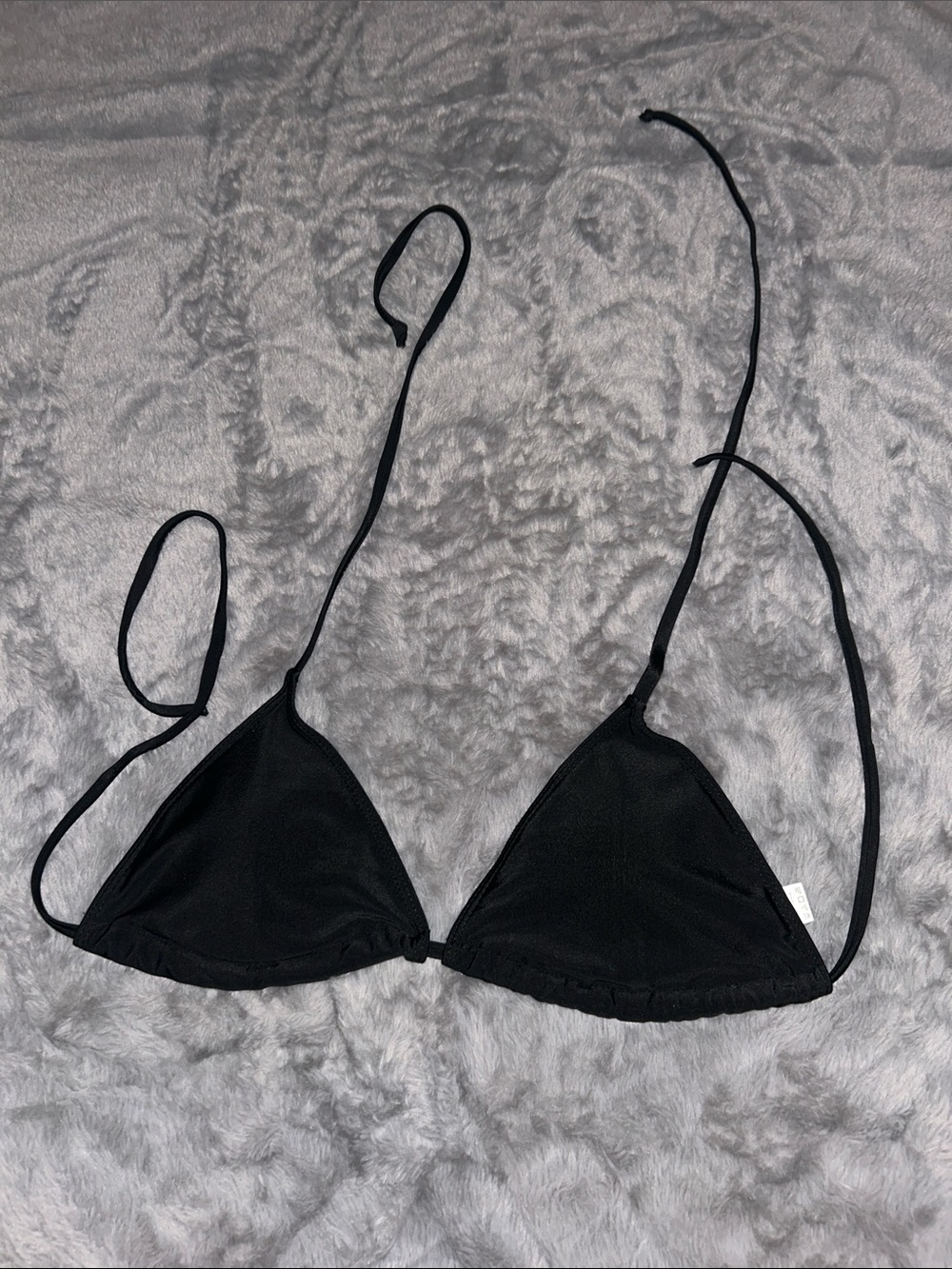 Black Triangle Bikini Top - Brand Not Shown